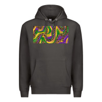 Smoke Mardi gras colors with leopard Premium Hoodie - RanaPortraitStore