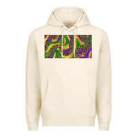 Tofu Mardi gras colors with leopard Premium Hoodie - RanaPortraitStore
