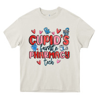 Cream cupid's favorite pharmacy tech Heavy Core Tee - MaliasSmallBusiness