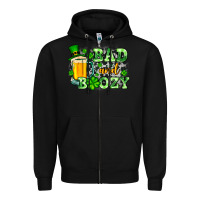Black St. Patrick's Bad and boozy Zipper Hoodie - OliviaCreatesArt
