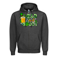 Charcoal Heather St. Patrick's Bad and boozy Zipper Hoodie - OliviaCreatesArt
