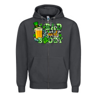 Smoke St. Patrick's Bad and boozy Zipper Hoodie - OliviaCreatesArt