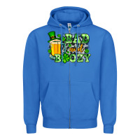 True Royal St. Patrick's Bad and boozy Zipper Hoodie - OliviaCreatesArt