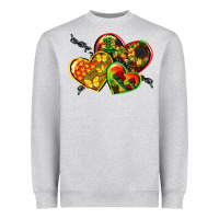 Juneteenth Hearts Heavyweight Sweatshirt | Teevron