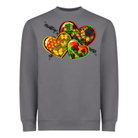 Storm juneteenth hearts Heavyweight Sweatshirt - CowGirlArtShop