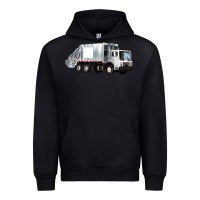 Black garbage truck Urban Hoodie - Artiststas