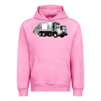 Fuchsia Pink garbage truck Urban Hoodie - Artiststas