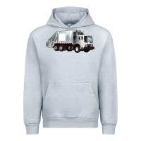 Heather Grey garbage truck Urban Hoodie - Artiststas