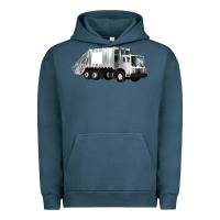Pigment Midnight Navy garbage truck Urban Hoodie - Artiststas