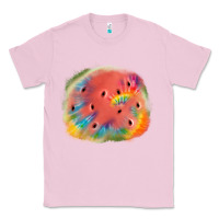 Bubblegum Pink tie die watermelon Classic Tee - JahusDesignShop