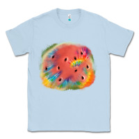 Dusty Blue tie die watermelon Classic Tee - JahusDesignShop