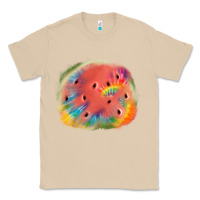 Mushroom tie die watermelon Classic Tee - JahusDesignShop