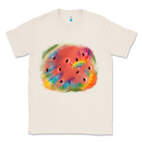 Natural tie die watermelon Classic Tee - JahusDesignShop