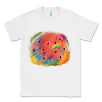 White tie die watermelon Classic Tee - JahusDesignShop