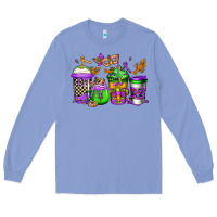 Colony Blue mardi gras crawfish coffee Long Sleeve Tee - Jasminsmagicworld
