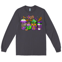 Smoke mardi gras crawfish coffee Long Sleeve Tee - Jasminsmagicworld