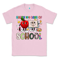 Bubblegum Pink happy 100 days of school Classic Tee - Artiststas