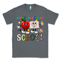 Charcoal Heather happy 100 days of school Classic Tee - Artiststas