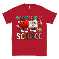 Red happy 100 days of school Classic Tee - Artiststas