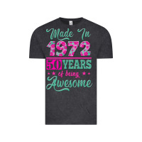 Vintage Black made in 1972, 50 years of being awesome Vintage Tee - Jasminsmagicworld