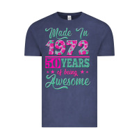 Vintage Denim made in 1972, 50 years of being awesome Vintage Tee - Jasminsmagicworld