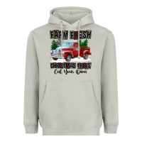 Moon Dust Farm Fresh Christmas Trees Cut Your Own Heavyweight Hoodie - FaDigitalArtStudio