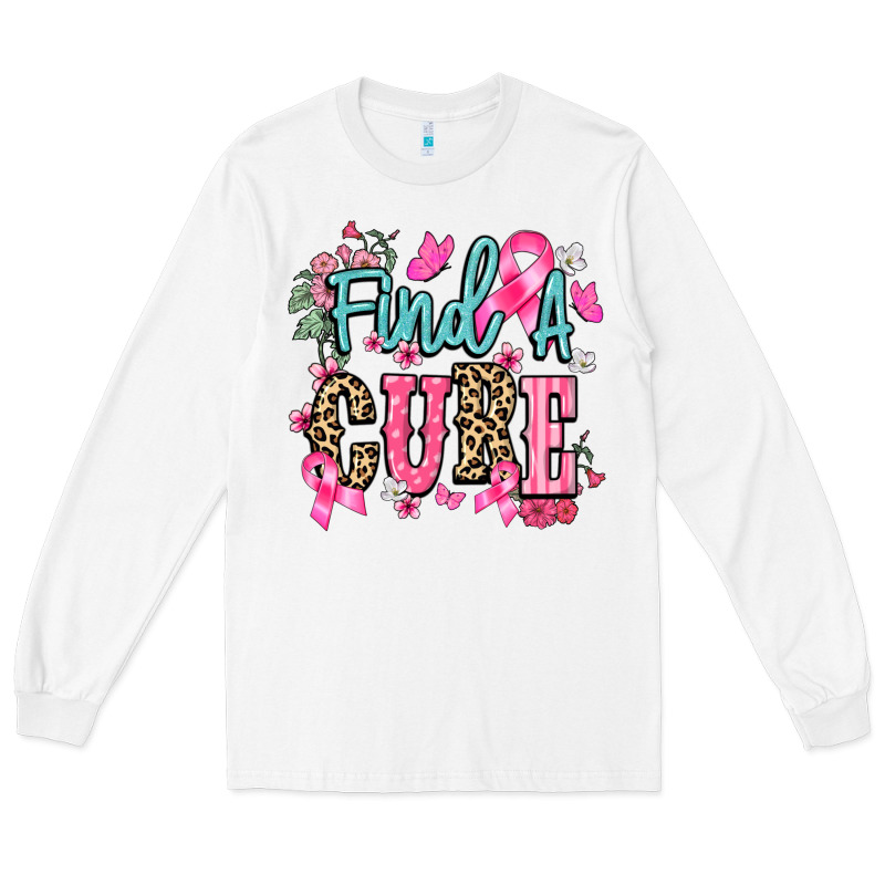 Find A Cure Long Sleeve Tee by NancyCooperArtShop | Teevron
