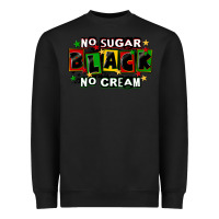 Black no sugar no cream black Heavyweight Sweatshirt - CowGirlArtShop