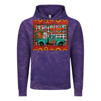 Cloud Purple merry christmas farm truck tumbler Vintage Hoodie - Jasminsmagicworld