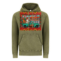 Vintage Olive merry christmas farm truck tumbler Vintage Hoodie - Jasminsmagicworld