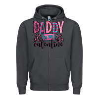 Smoke daddy is my valentine Zipper Hoodie - OliviaCreatesArt