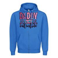True Royal daddy is my valentine Zipper Hoodie - OliviaCreatesArt