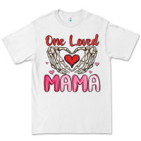 White one loved mama Premium Tee - MaliasSmallBusiness