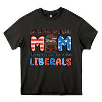 Asphalt just a normal mom trying not to raise liberals Heavy Core Tee - MaliasSmallBusiness