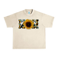 Sandshell Sunflower Turquoise Cowhide Mom Urban Heavy Tee - Bettercallsaul