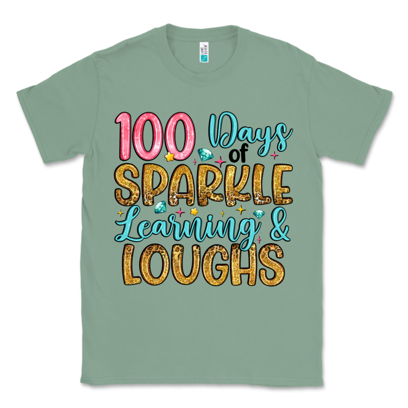 100 Days Of Sparkle Learning And Loughs Classic Tee by Artiststas | Teevron
