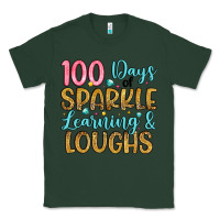 Sports Green 100 days of sparkle learning and loughs Classic Tee - Artiststas
