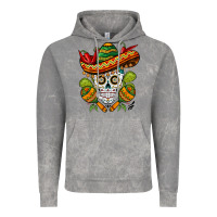 Cloud Rock sombrero skull Vintage Hoodie - BarkalooDesign