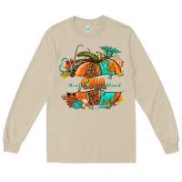 Mushroom cna pumpkin nurse Long Sleeve Tee - NancyCooperArtShop