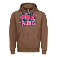 Chestnut i wear pink for my aunt Zipper Hoodie - FaDigitalArtStudio