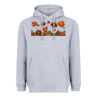Heather Grey turkey thanksgiving pumpkin libbey glass Heavyweight Hoodie - BundleAndBundleShop