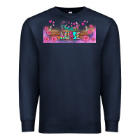 Navy proud nurse libbey glass Premium Sweatshirt - BundleAndBundleShop