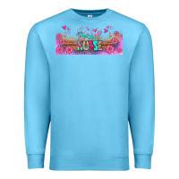 Ocean Blue proud nurse libbey glass Premium Sweatshirt - BundleAndBundleShop
