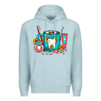 Blue Mist Dentist Coffee Premium Hoodie - FaDigitalArtStudio