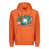 Carrot Dentist Coffee Premium Hoodie - FaDigitalArtStudio
