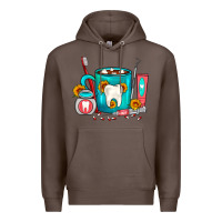 Coffee Dentist Coffee Premium Hoodie - FaDigitalArtStudio