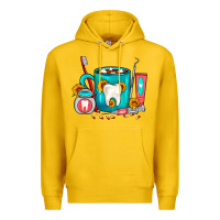 Lemon Dentist Coffee Premium Hoodie - FaDigitalArtStudio