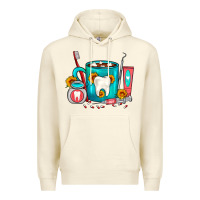 Sandshell Dentist Coffee Premium Hoodie - FaDigitalArtStudio