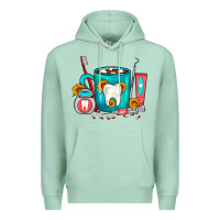 Seafoam Dentist Coffee Premium Hoodie - FaDigitalArtStudio
