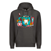 Smoke Dentist Coffee Premium Hoodie - FaDigitalArtStudio